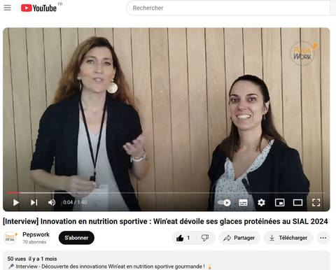 Interview de Win'eat au plus grand Salon de L'Innovation Alimentaire